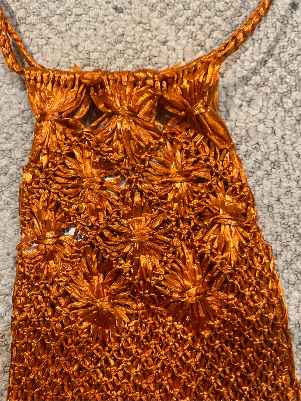 Antik Batik Raffia Shoulder Bag. - Picture 4 of 9